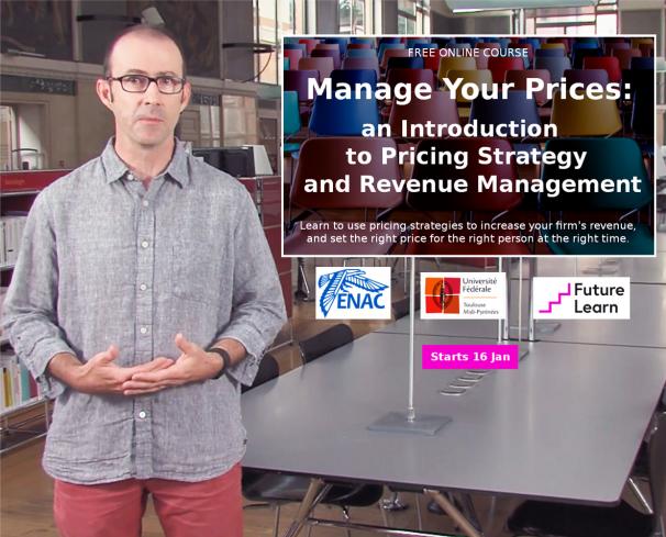 La deuxième édition du MOOC Manage your prices est lancée!