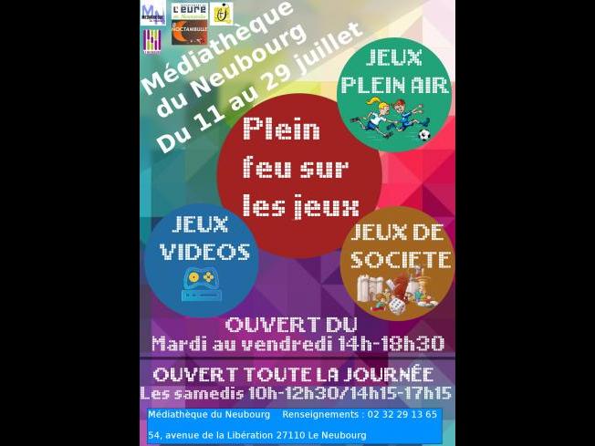 PLEIN FEU SUR LES JEUX
