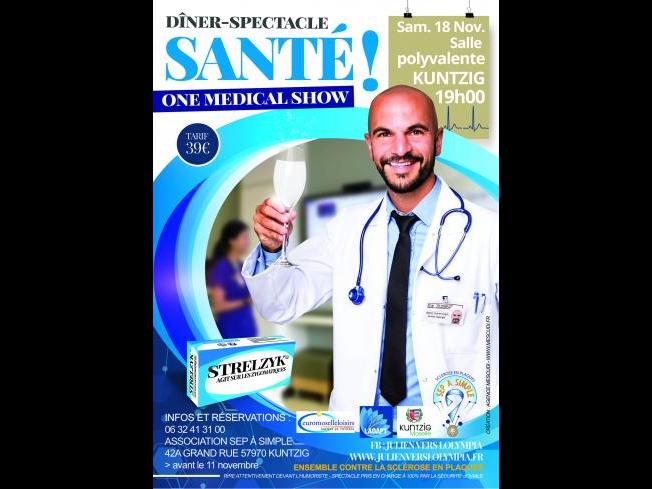 Dîner-spectacle humour au profit de la sclérose en plaques