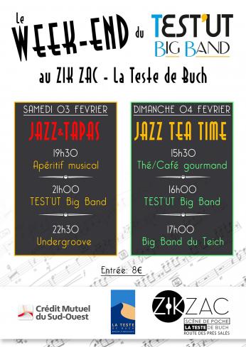 Week-end Jazz du Test'UT Big Band au Zik-Zac
