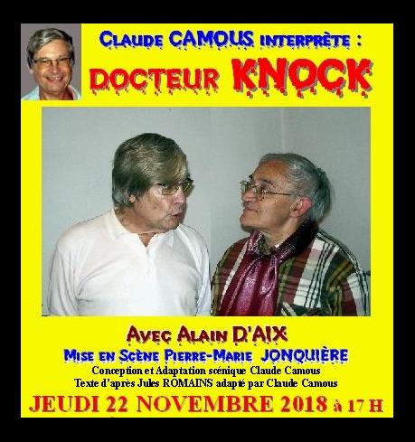 Claude Camous interprète Docteur Knock d’après Jules Romains