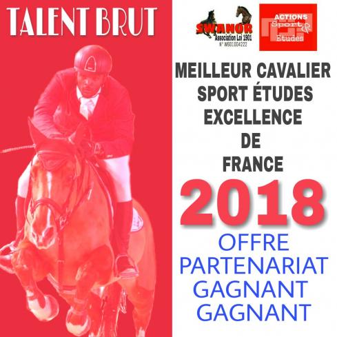 Meilleur Cavalier Sport Etudes Excellence Equitation de France 2018