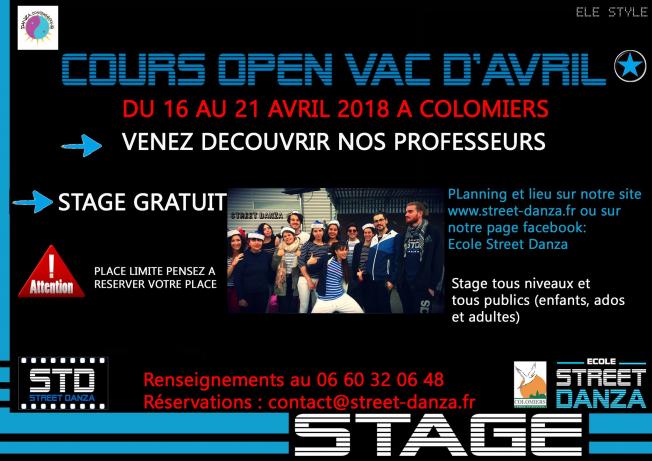 Stage Open D'Avril