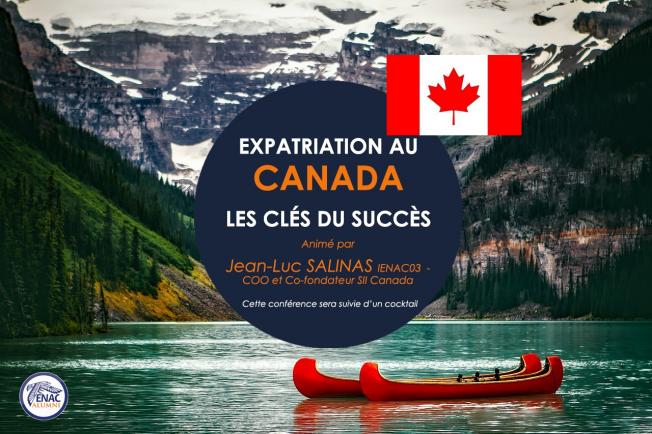 Expatriation au CANADA - Les Clés du Succès animé par Jean-Luc SALINAS IENAC03
