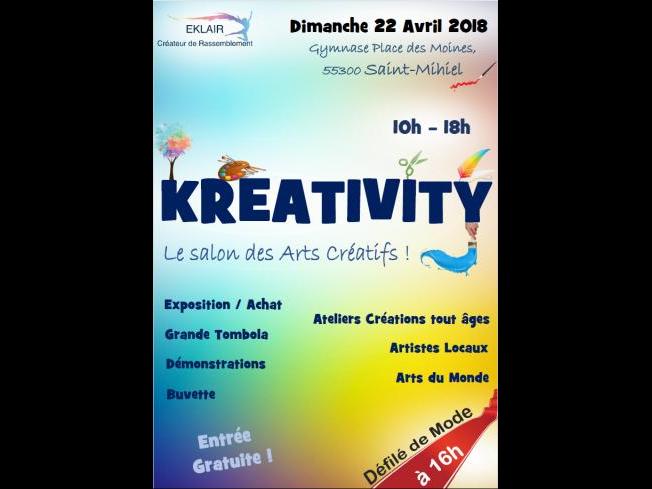 KREATIVITY : le Salon des Arts Créatifs, organisé par EKLAIR ! 