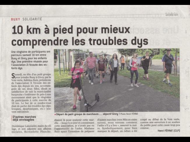 Merche pour les enfants dys 