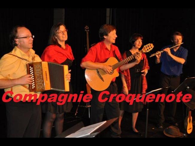 Caen (14) : chansons rétros avec la compagnie Croquenote