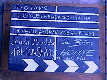 atelier analyse de film