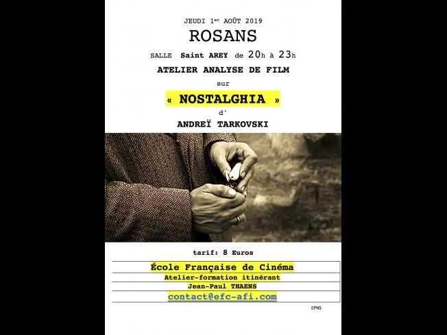 atelier analyse de film