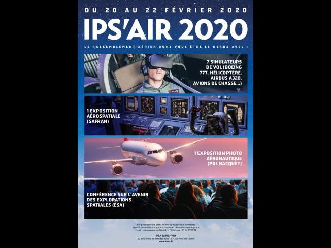 IPS’AIR : envolez-vous avec l’IPSA du 20 au 22 février 2020 !