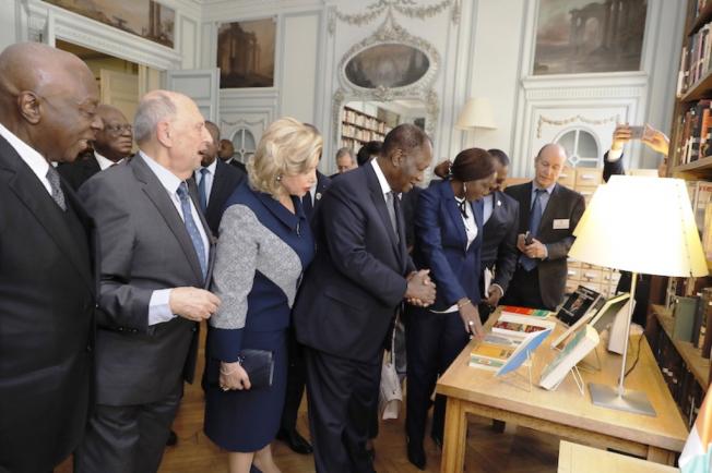 Culture : Le Président Alassane Ouattara inaugure la bibliothèque Félix Houphouët-Boigny de l’Académie des Sciences d’Outre-Mer