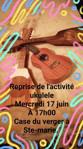 Reprise de l'activité ukulele