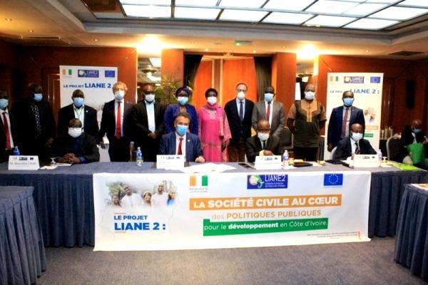 Financement des projets de la Société civile ivoirienne : l’UE lance le programme LIANE 2 de 1,3 milliard de FCFA